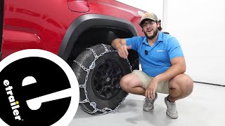 etrailer | DIY Installation for the Titan Chain Snow Tire Chains with Cams - 2023 Toyota Tacoma