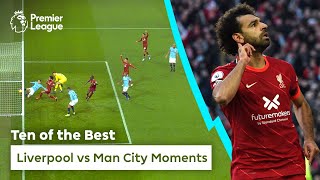 BEST Liverpool vs Man City moments | Premier League | Incredible clearance & Salah solo goal