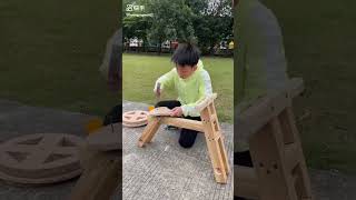 new cycle bna di 🥺🥺~wood working/art skill~wooden~#short #ytshort #newchinese #shortfeed