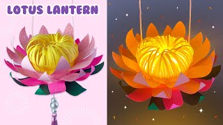 Lotus Lantern / How To Make Lotus Flower Lantern / DIY Paper Lantern Ideas / MIA Art & Craft