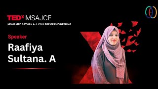 Why Empathy Will Always Beat Algorithms | A. Raafiya Sultana | TEDxMSAJCE