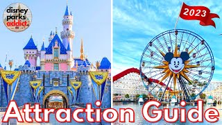 Disneyland & Disney's California Adventure ATTRACTION GUIDE - 2023