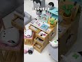 immersive arrangement of little penguin’s mini study table food and toys miniature scenes play hous