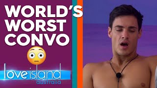 Cynthia and Sam's hilariously awkward chat | Love Island Australia 2019