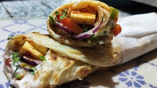 🤤Easy Paneer Tikka Mayo Roll | Paneer Frankie Recipe❤️| Evening Snacks Recipes|J