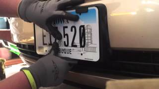 Update how to change your license plate