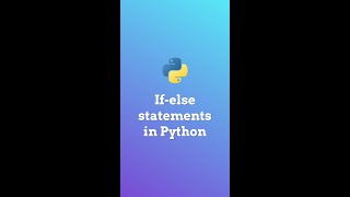 If-else statements in Python