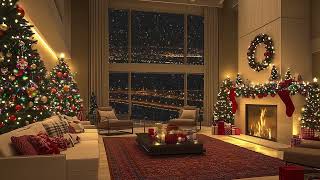 Christmas Songs Playlist for a Cozy Night🎄🎅🏼 Fireplace | Relaxing Jazz | Winter Christmas Ambience