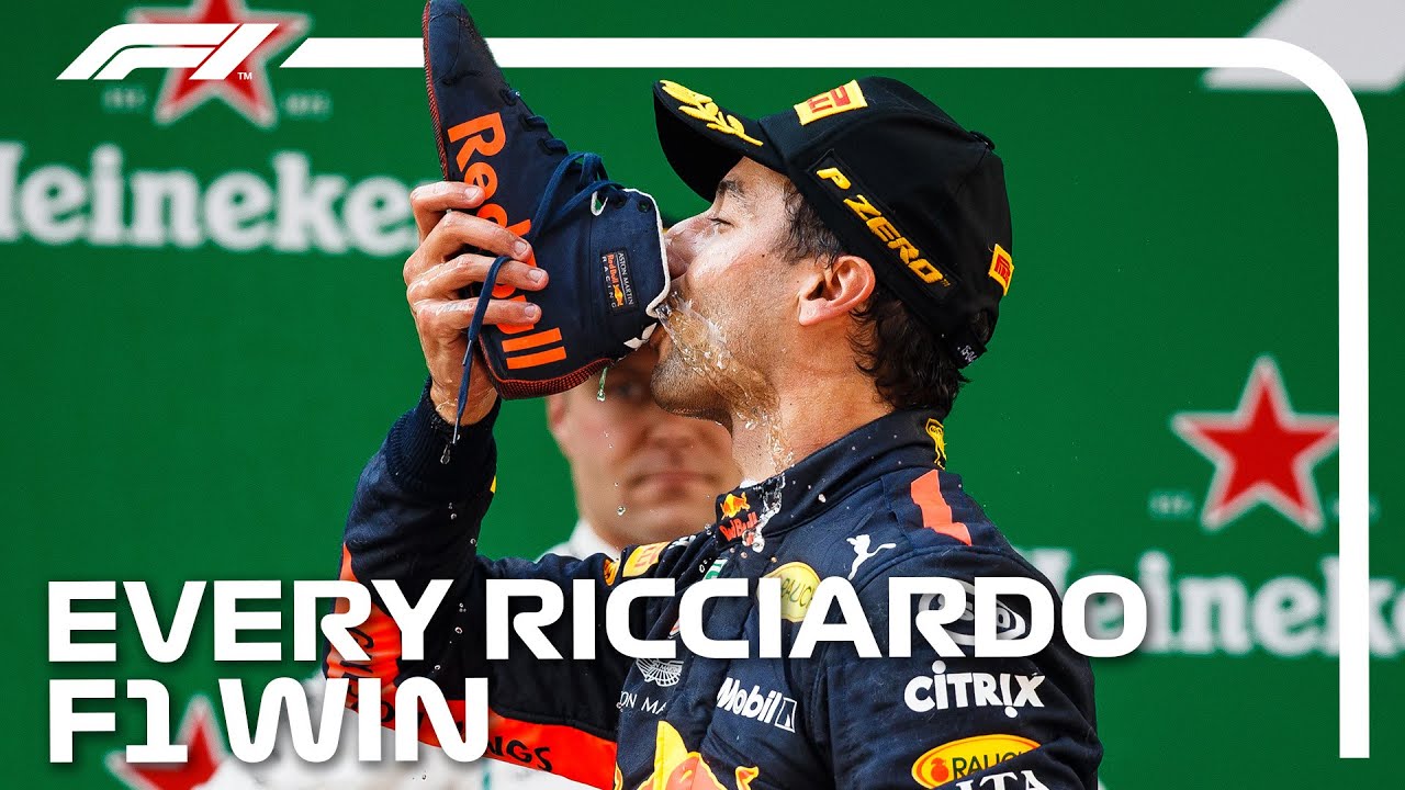 Every Daniel Ricciardo Win In F1! - YouTube