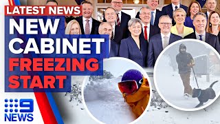 PM’s new cabinet sworn in, Australia’s icy start for first day of Winter | 9 News Australia