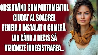 Observând comportamentul ciudat al soacrei, femeia a instalat o cameră. Iar când a decis să vizionez