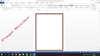 How To Page Border In Microsoft Word | Ms Word | Bangla tutorial