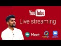 How to Go Live Streaming GoogleMeet/WebEx/Zoom on YouTube using OBS