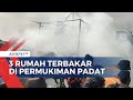 Diduga Lupa Matikan Kompor Kayu, 3 Rumah Terbakar di Palembang