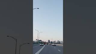 Drive into Montreal in an Evening | Beautiful view