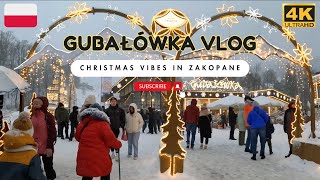 Christmas at Gubałówka, Zakopane | Winter Wonderland | 4K