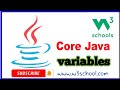 variables full java basic course for w3school