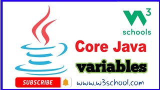 variables full java basic course for w3school