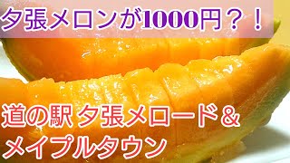 #4　【夕張市】1玉1000円の夕張メロンやご当地グルメ絶品カレー蕎麦【道の駅 夕張メロード＆樹海ロードレストラン メイプルタウン＆新夕張駅】