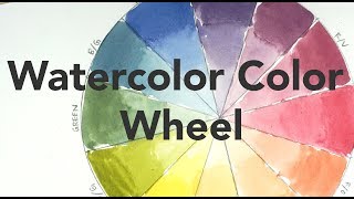 Color mixing lesson for beginners - the Watercolor Color Wheel