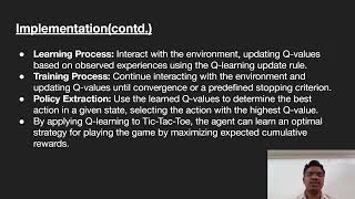 Implementing Tic-Tac-Toe Game using Q-Learning Algorithm