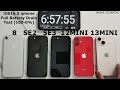 iphone 8 vs se2 vs se3 vs 12mini vs 13mini full battery drain test 2023 shocking results ios16.5