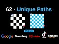 Leetcode - 62 Unique Paths (Medium) in Java,Python