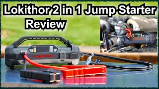 Jump Starter and Cordless Tire inflator Review  ~ Lokithor JA301 jump starter!