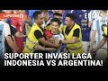 Penonton Timnas Indonesia VS Argentina Menyusup ke Lapangan Saat Pertandingan Berakhir | Liputan6