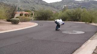 A simple longboard drift lesson.