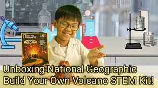 Volcano  Eruption? My First Science Experiment / National Geographic Build your own Volcano STEM kit
