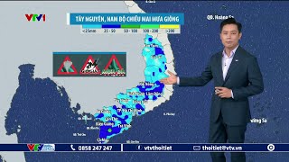 Dự báo thời tiết 19h45 - 04/05/2024 | Tây Nguyên, Nam Bộ chiều mai mưa giông | VTVWDB