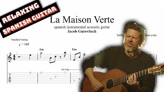 La Maison Verte TAB - instrumental acoustic guitar tabs (PDF + Guitar Pro)