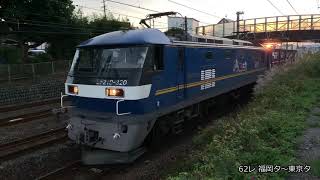 貨物列車撮影記 東海道本線 草薙～清水間 2020/10/24