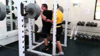 Emory and Henry Football 600 lb squat