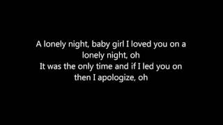 The Weeknd - A lonely night lyrics