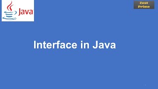 31.Java Tutorial:Interface in Java with Example | Multiple Inheritance in Java| Zest Prime