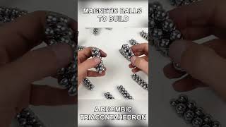 Magnetic Balls to Build a Rhombic Triaconthaedron