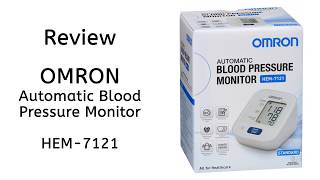 Omron Blood Pressure Monitor HEM-7121 Review