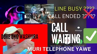 DORE NGIYI VIDEO YEREKANA UKO WAKURA CODE KURI SIM CARD /CALL WAITING MURI TELEPHONE ☎️YAWE .