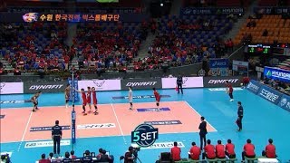 [V리그] 한국전력 : KB손해보험 경기 승부처 5세트 (12.18)