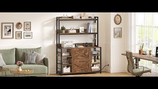 SEDETA File Cabinet with Open Storage Shelf for Home Office