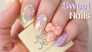 [ENG] 젤로젤로 Ι 🍫🍭달콤한 기념일에 어울리는 셀프네일 Ι Sweet Day Nails