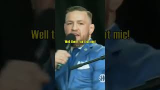 Conor McGregor Gets His Mic Cut Off at Press Conference: "F*ck Showtime!"