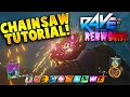 CHAINSAW TUTORIAL! - Rave in the Redwoods - How to Use the Slashers Chainsaw!