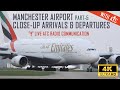 Manchester Airport with Live ATC: 36 Planes in ONE hour, Emirates A380, Qatar 777 and more!