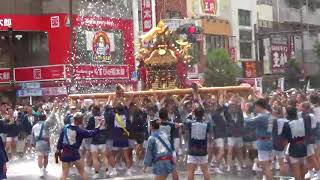 2017（平成29年）富岡八幡宮例大祭・門前仲町交差点/清澄二