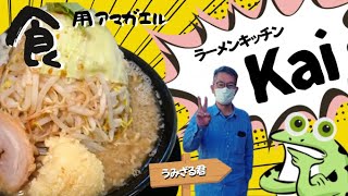 《視聴者さんと一緒》秋田県由利本荘市谷地町‼️【ラーメンキッチンKai】うみざる君と女房がまさかの二郎系⁉️