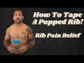 How to Tape Rib Pain (Popped Rib From BJJ)