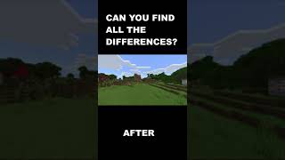 Minecraft Find the Differences
